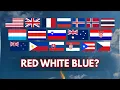 Why Do So Many Flags Use Red White and Blue
