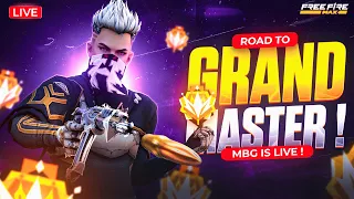 Grandmaster Live Rank Push 🔥 | Giveaways & Fun on Kick 🎁 | Free Fire Telugu Live - Munna Bhai #MBG