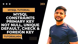 SQL Constraints Primary Key NOT NULL Unique Key Default Check Foreign Key In Hindi