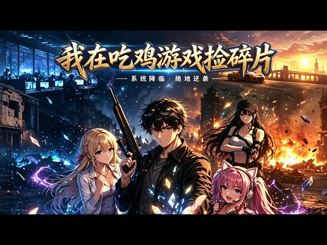 AI漫劇 我在吃鸡游戏捡碎片 社畜陪领导打吃鸡靠“舔包”竟逆袭成资本大佬