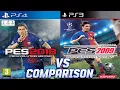 PES 2018 PS4 Vs PES 2009 PS3
