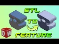 SolidWorks Magic Convert multi-face STL to Features with Ease