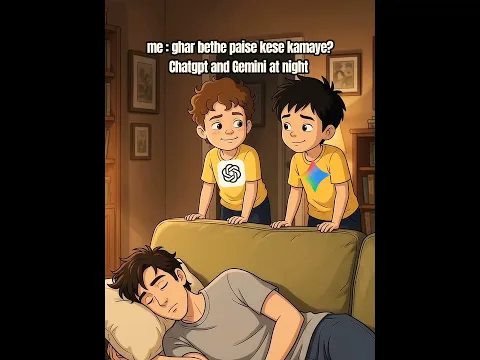 Chat Gpt And Gemini At Night 🙂