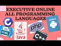Execute Online all Programming Languages Java Php Python Html Css Js On Mobile Laptop PC