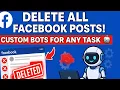 Automate Facebook with Python Facebook Post Deletion Bot Demo Tech Binary