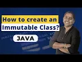 How to create immutable class in Java
