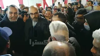 نقاش حاد جدا بين لؤى دعبس ومرتضى منصور بسبب البلطجة كاد يتطور إلى مشاجرة شوفوا اللى حصل 