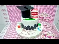 Dentist Teeth Topper Cake With Graduation Cap Fondant Cake Design Ideas
