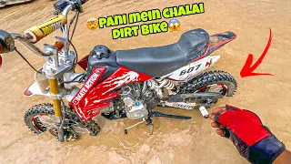 pani mein chalai dirt bike // Dirt bike 125cc #dirtbike 
