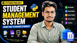 Student Management System in Python Complete CRUD Project Using JSON OOP