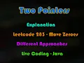 Two Pointers Technique Leetcode Move Zeroes to end of array Visualization Java Live coding