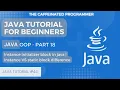 Instance Block in Java Difference Between Static Block VS Instance Block in Java Java Tutorial