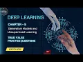 Deep Learning Chapter 5 - Generative Models and Unsupervised Learning