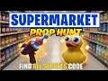 SUPERMARKET PROP HUNT MALL MAP FORTNITE CREATIVE - FIND ALL SECRETS CODE ALL NEW WEAPONS