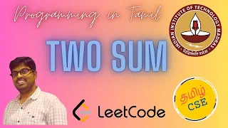 Leetcode - Two Sums Problem Tamil Programming Learn from mistakes Competitive Coding