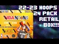 2022-23 Panini NBA Hoops Basketball 24 Pack Retail Box Break and Review
