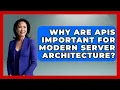 Why Are APIs Important for Modern Server Architecture Server Logic Simplified News