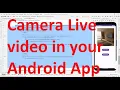 How to live stream from camera using the new createCaptureSession API in Android App - API 34