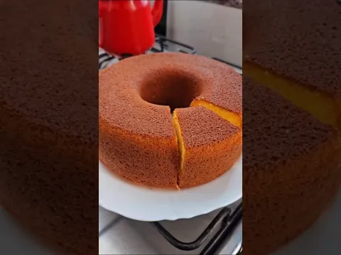 BOLO DE FUBÁ COM CREME de LEITE #receitas #cafe