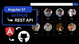 Angular 17 GitHub API Integration with RESTful Services
