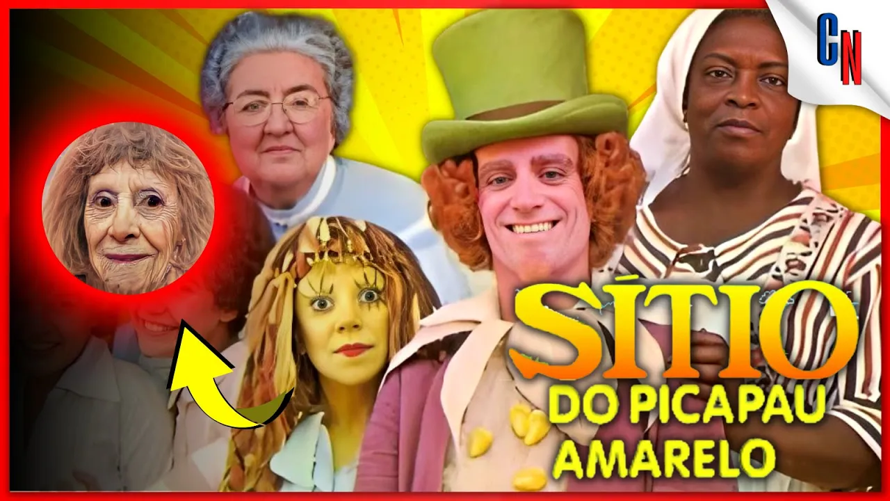 POR ONDE ANDAM OS ATORES DO SÍTIO DO PICAPAU AMARELO? ANTES E DEPOIS!