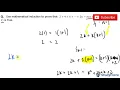 Proving by Mathematical Induction Sum of Even Numbers