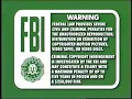 Green FBI Warning Screens 1997-2000