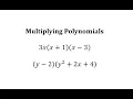 Polynomial Multiplication Involving Binomials and Trinomials