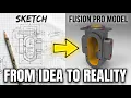 Autodesk FusionTutorial Modeling a Pump Housing Cast Part