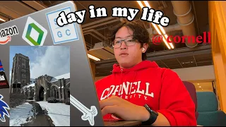 DAY IN MY LIFE CORNELL winter season final exams pieces of advice