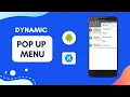 Dynamic Popup Menu - Xamarin Android Tutorial