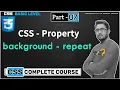 07 Background repeat property in css full explanation by smart mind part - 07