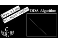 C Graphics Program - Draw Line Using DDA algorithm