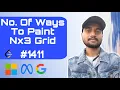 Number of Ways to Paint N 3 Grid Solution Walkthrough Dynamic Programming Java LeetCode 1411