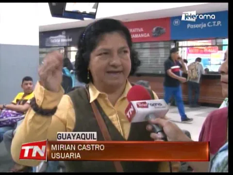 La mayoría de cooperativas de buses en terminal terrestre no operan