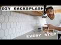 DIY BACKSPLASH Every Step To Get PRO Results and Save