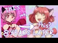 Redrawing old Tokyo Mew Mew fanart from 2014 because I m hyped for the new anime
