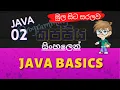 Java Basics JAVA Sinhala Tutorial Part 02