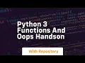 python 3 functions and oops handson