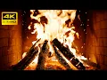 Lagu 🔥 TRANQUIL GLOW FIREPLACE (NO MUSIC) with BURNING LOGS and CRACKLING FIRE SOUNDS for INNER PEACE