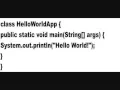 Java basic tutorial for begginers Hello world with notepad