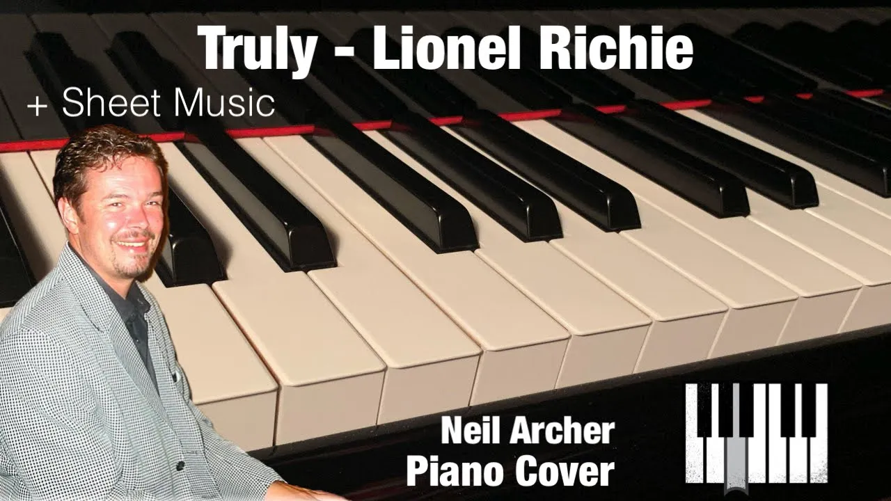 Truly - Lionel Richie - Piano Cover + Sheet Music