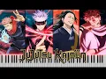 Lagu JUJUTSU KAISEN All Openings 1-4 on Piano [FREE MIDI]