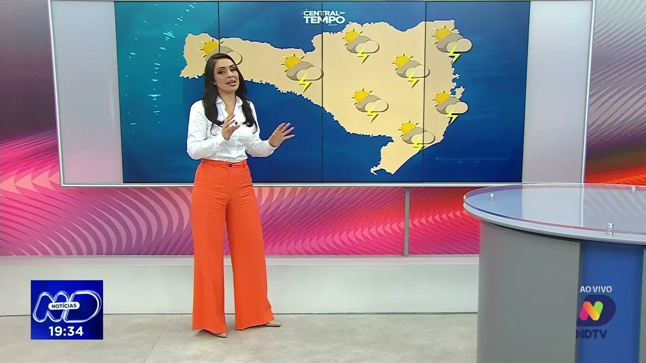 Central do Tempo: frente fria provoca instabilidade em SC