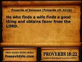 Holy Bible Book 24 Proverbs 1-31 ESV