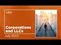 UBE Bar Exam MEE Corporations and LLCs Part II July 2023 Ibis Prep