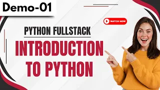 Python FullStack Introduction Python Tutorial for Beginners Python FullStack Demo 01
