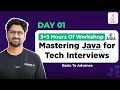 Mastering Java for Tech Interviews - 3-Day Intensive Live Workshop Vishwa Mohan Day