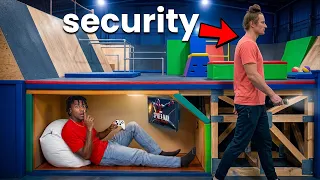 Overnight in a Parkour Gym!