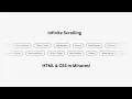 Build a Continuous Scrolling List with HTML CSS in Minutes